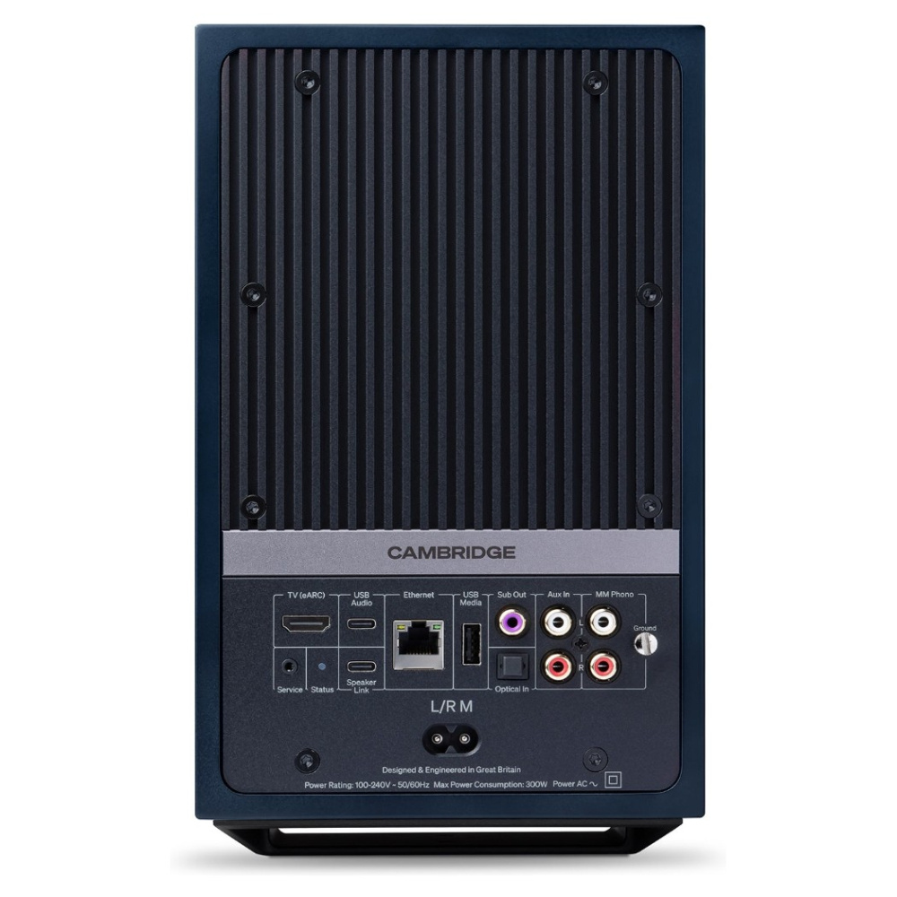 Cambridge Audio L/R M aktiva stereohögtalare med nätverk, blått par