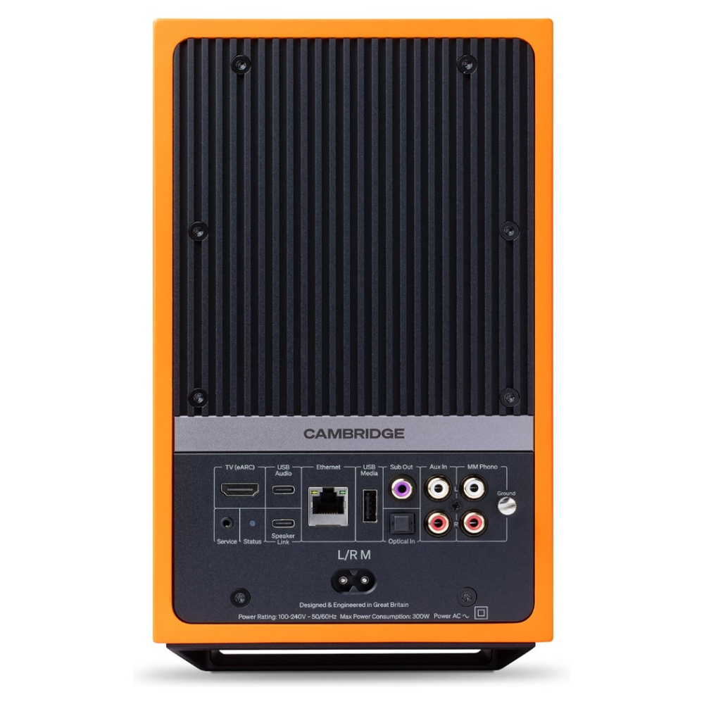Cambridge Audio L/R M aktiva stereohögtalare med nätverk, orange par