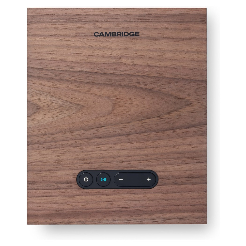 Cambridge Audio L/R M aktiva stereohögtalare med nätverk, valnöt par