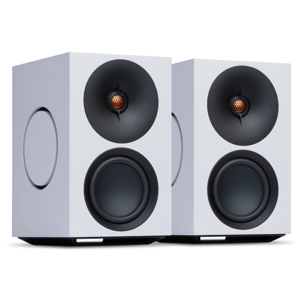 Cambridge Audio L/R M aktiva stereohögtalare med nätverk, vitt par