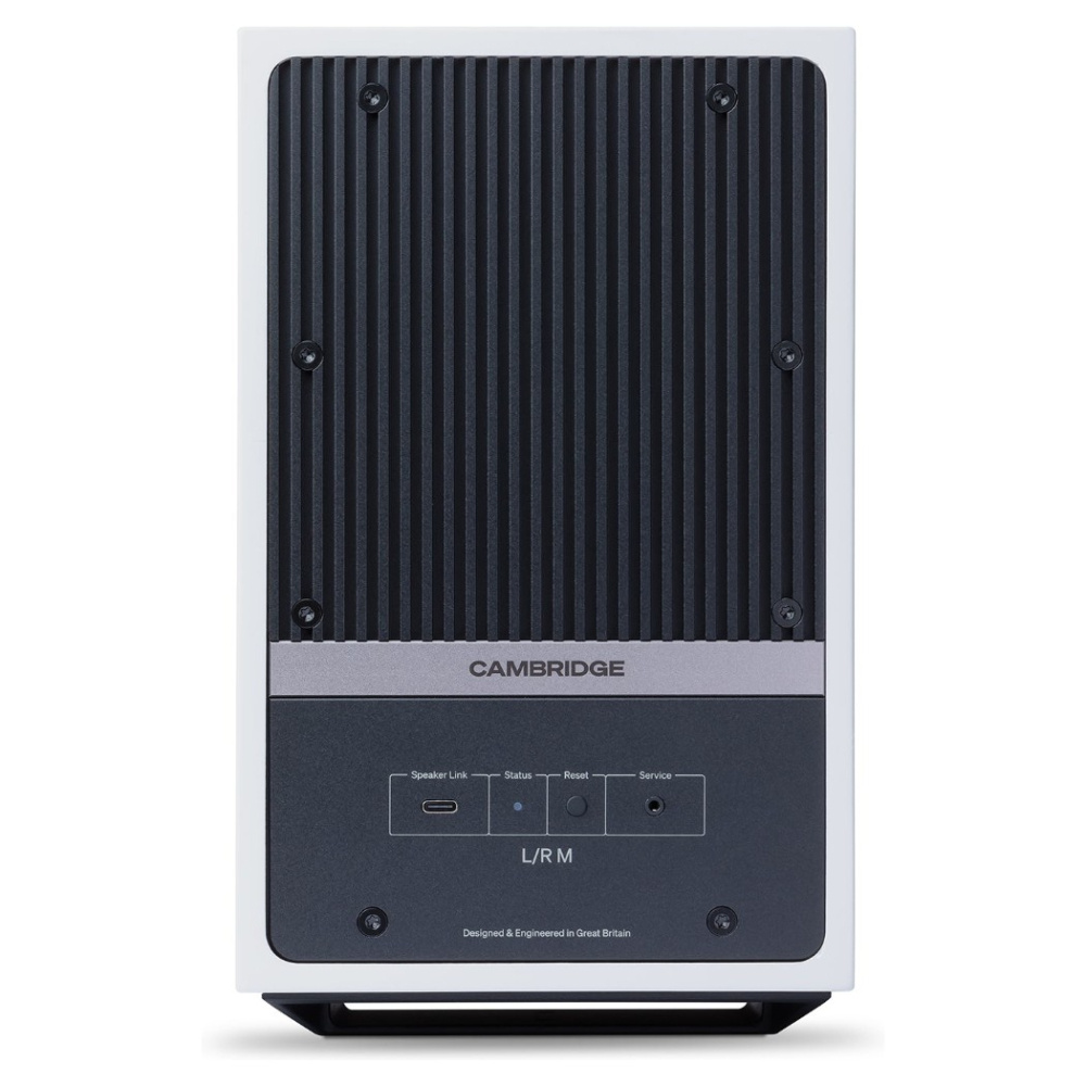 Cambridge Audio L/R M aktiva stereohögtalare med nätverk, vitt par