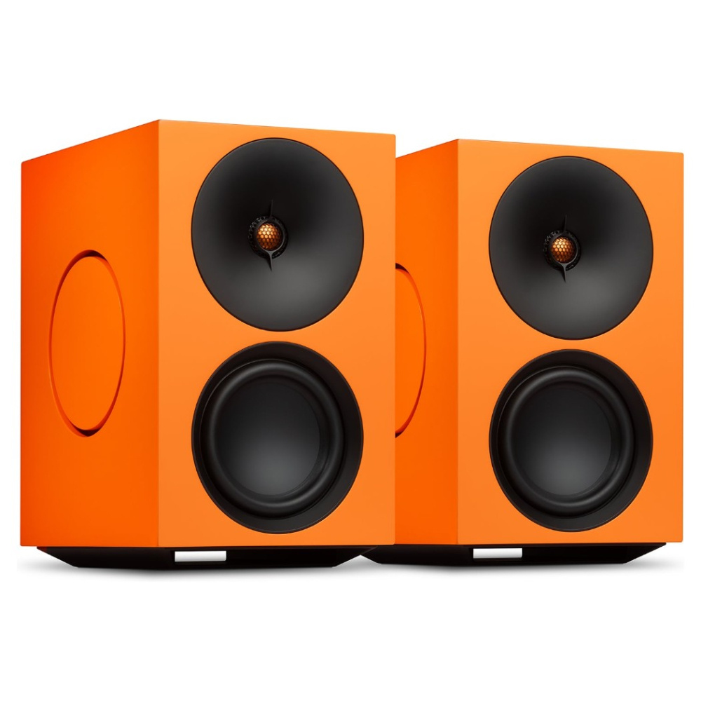 Cambridge Audio L/R X aktiva stereohögtalare med nätverk, orange par