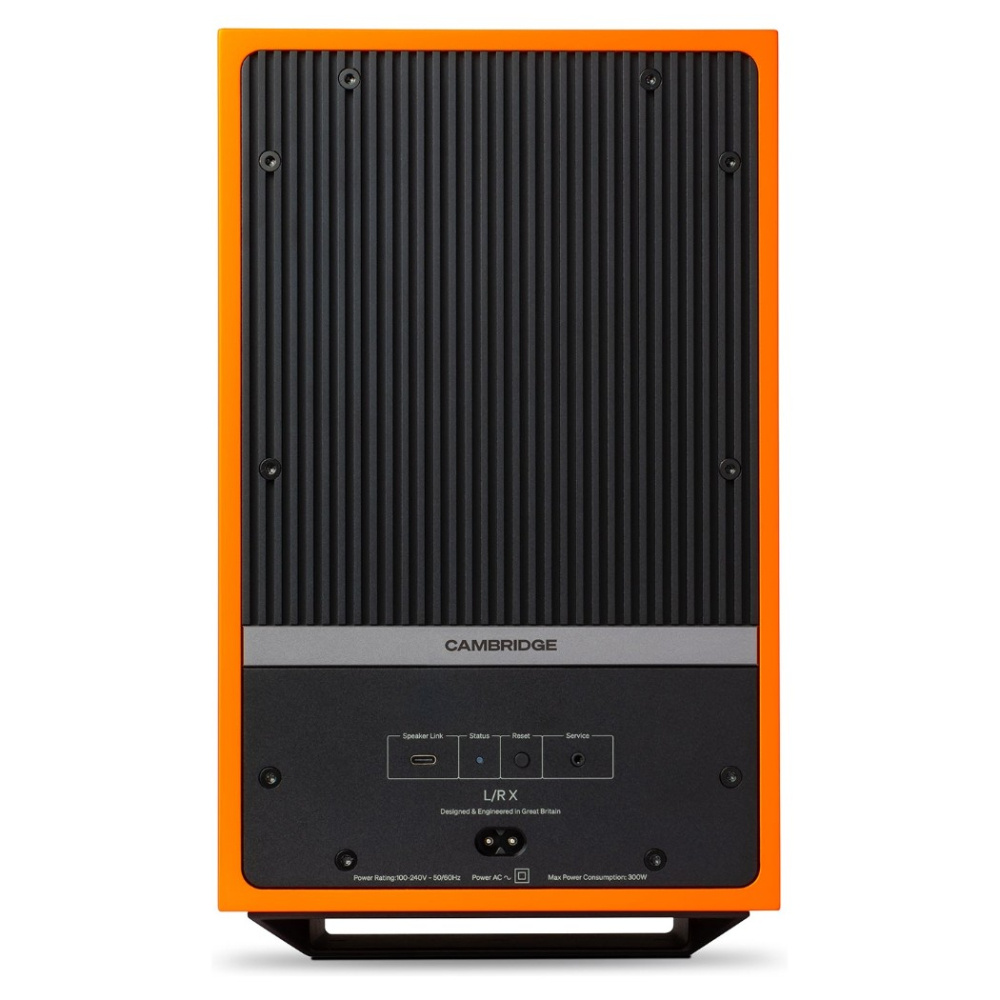 Cambridge Audio L/R X aktiva stereohögtalare med nätverk, orange par