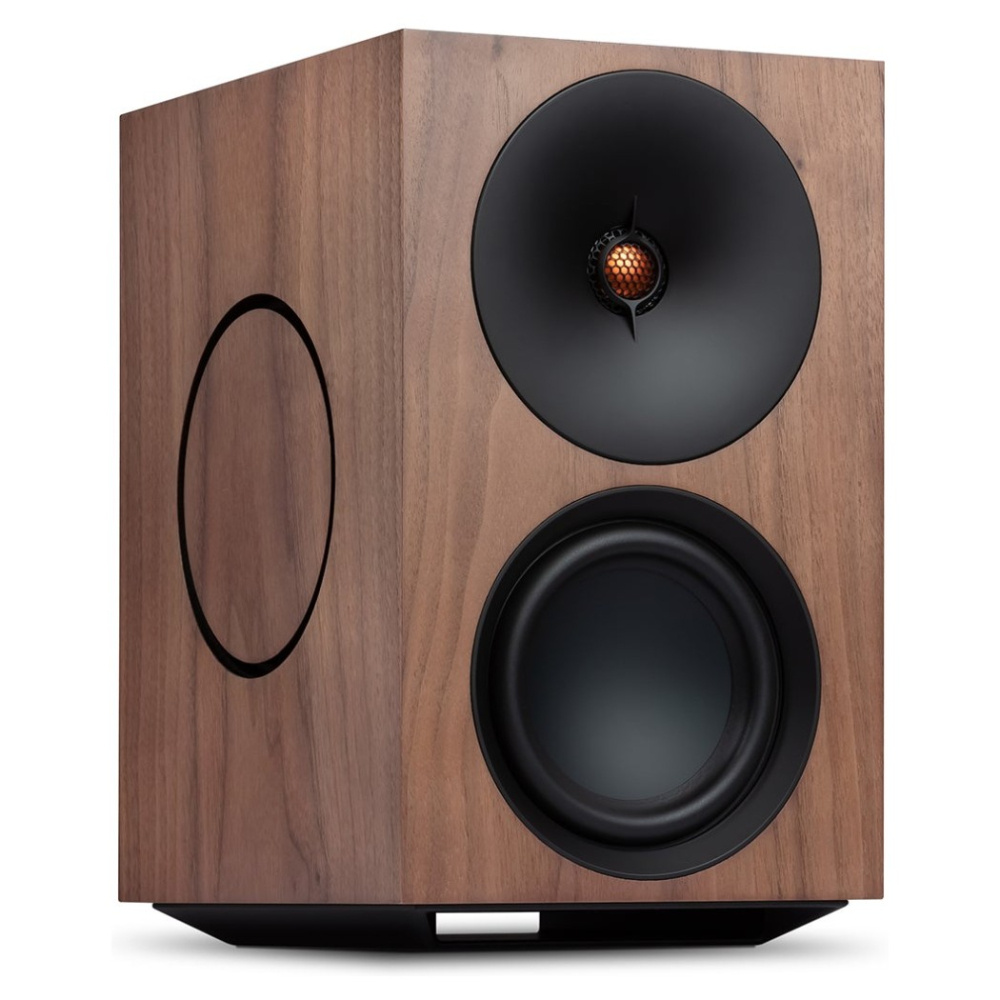 Cambridge Audio L/R X aktiva stereohögtalare med nätverk, valnöt par
