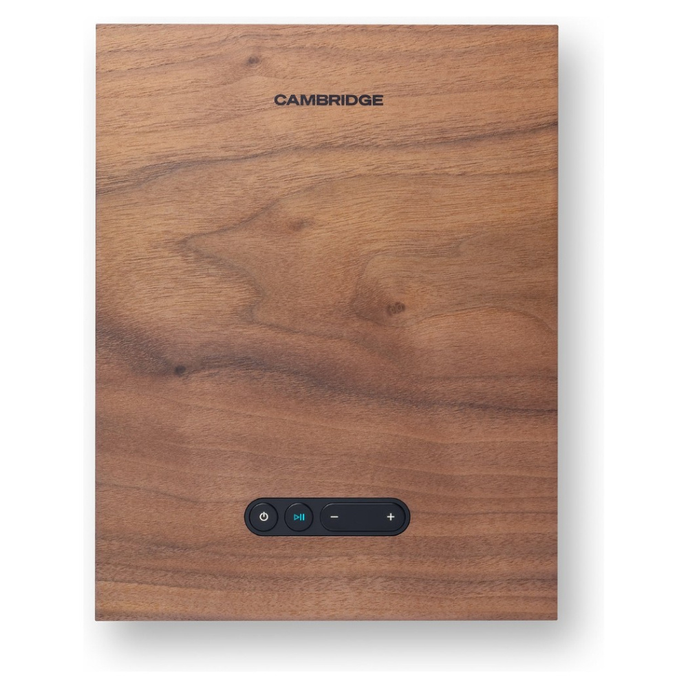 Cambridge Audio L/R X aktiva stereohögtalare med nätverk, valnöt par