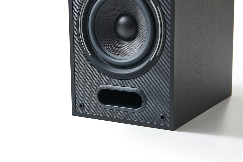 Elipson Horus 6B stativhögtalare Black/Carbon, par