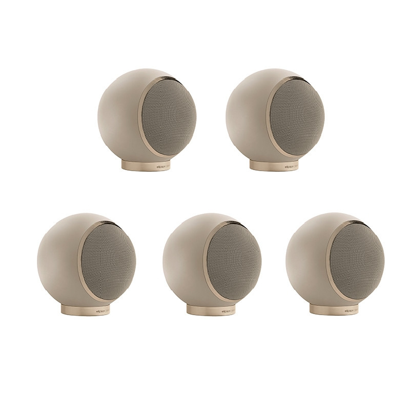 Elipson Planet M klothögtalare 5.0 set beige