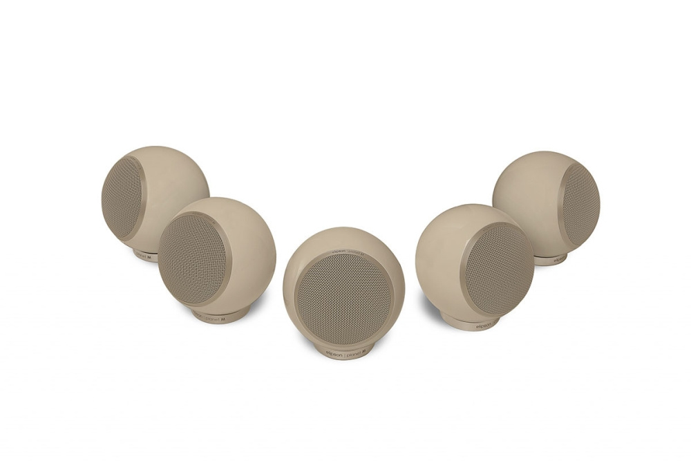 Elipson Planet M klothögtalare 5.0 set beige