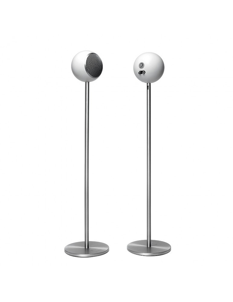 Flerfunktions golvstativ för Elipson Planet M-högtalare, stilren design med metallstativ.