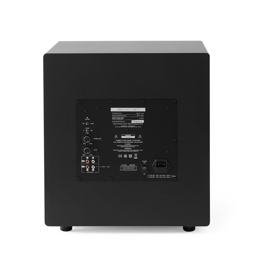 Elipson Premium Sub 12, svart