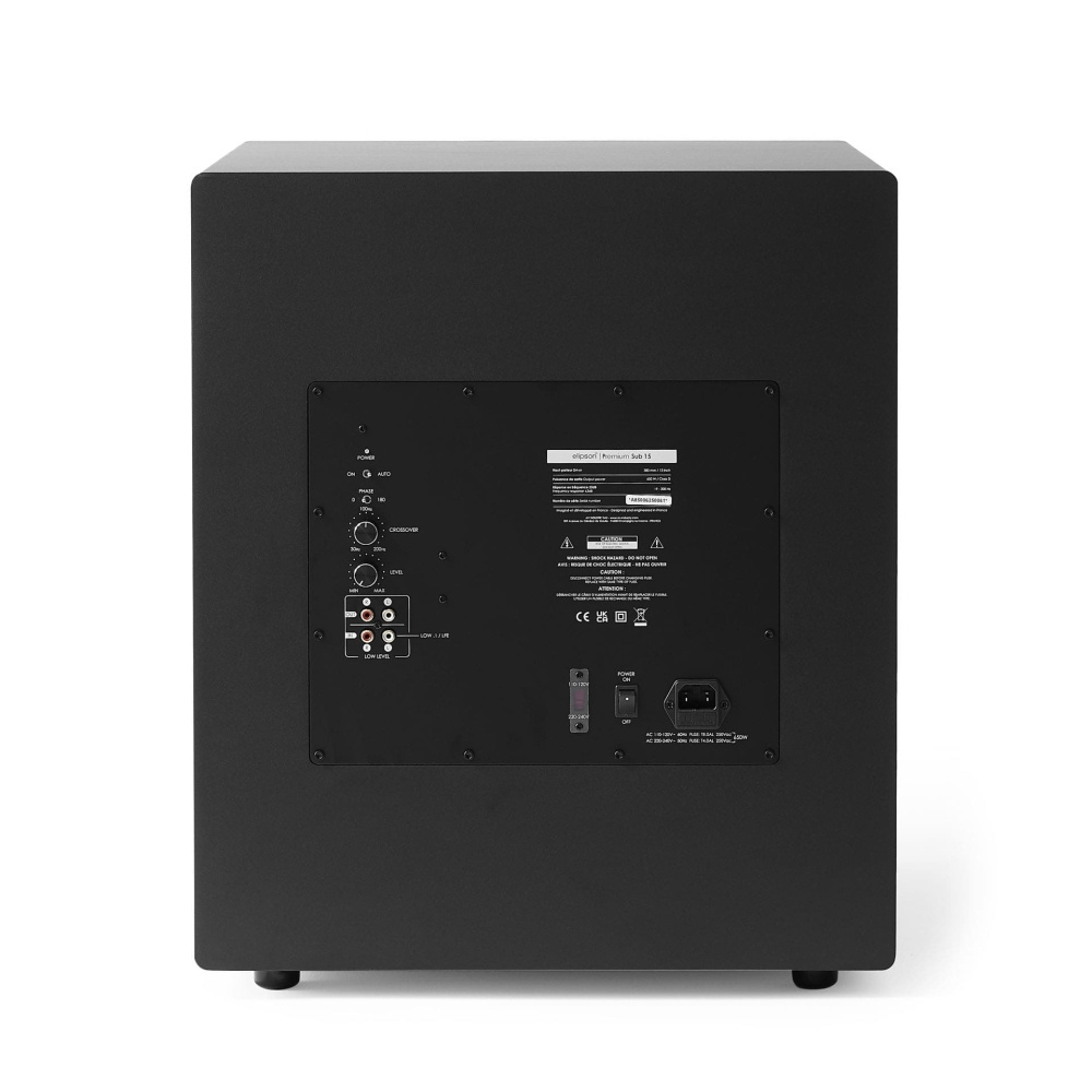 Elipson Premium Sub 15, svart