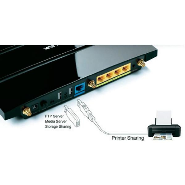 TP-Link Archer C7 - Trådlös router med Inbyggd Switch