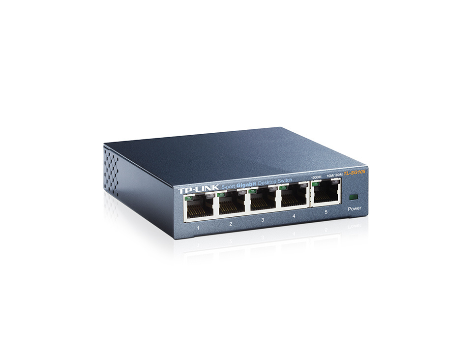 TP-Link TL-SG105 Nätverksswitch 5-ports