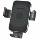 Champion CHMH240, mobilhållare med trådlös QI-laddare Mobilhållare med trådlös QI-laddare, svart och silver.
