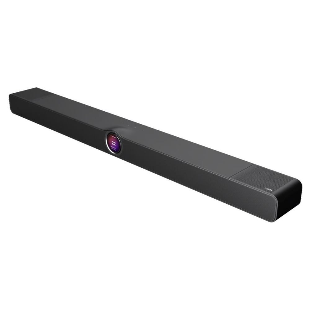 WiiM Bar smart soundbar med skärm, mattsvart