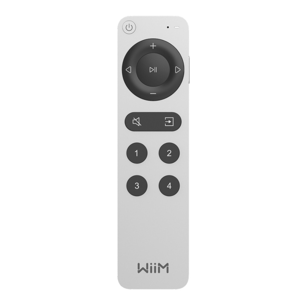 WiiM Voice Remote 2 Bluetooth-fjärrkontroll, silver