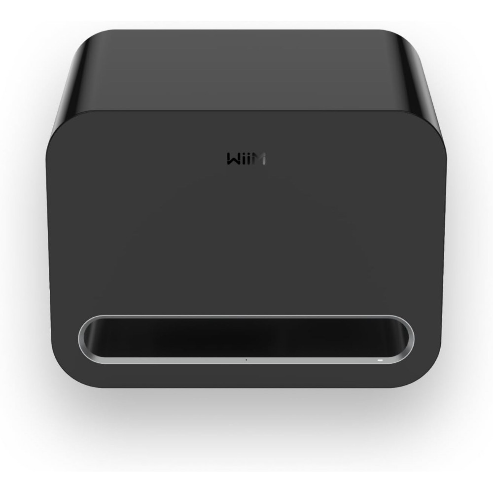 WiiM Sub Pro kompakt trådlös subwoofer, svart