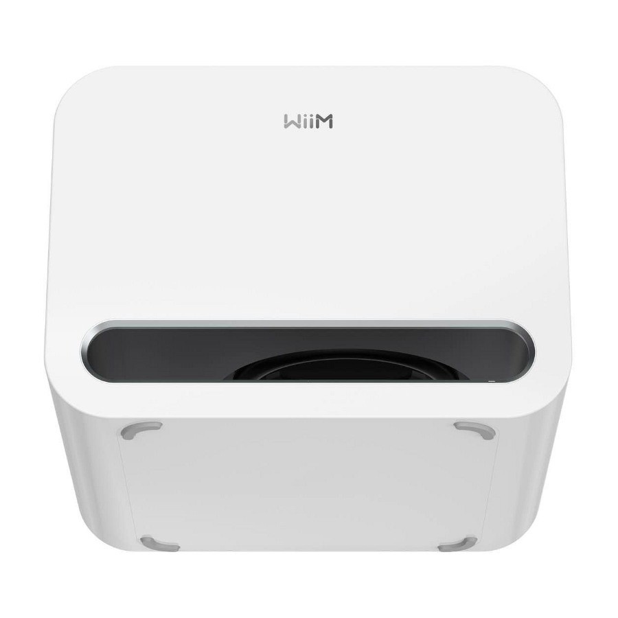 WiiM Sub Pro kompakt trådlös subwoofer, vit