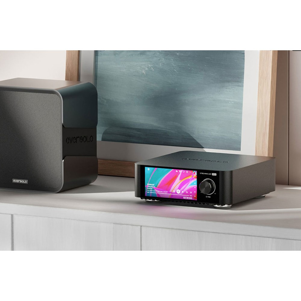 Eversolo Play kompakt streamingförstärkare med DAC, svart