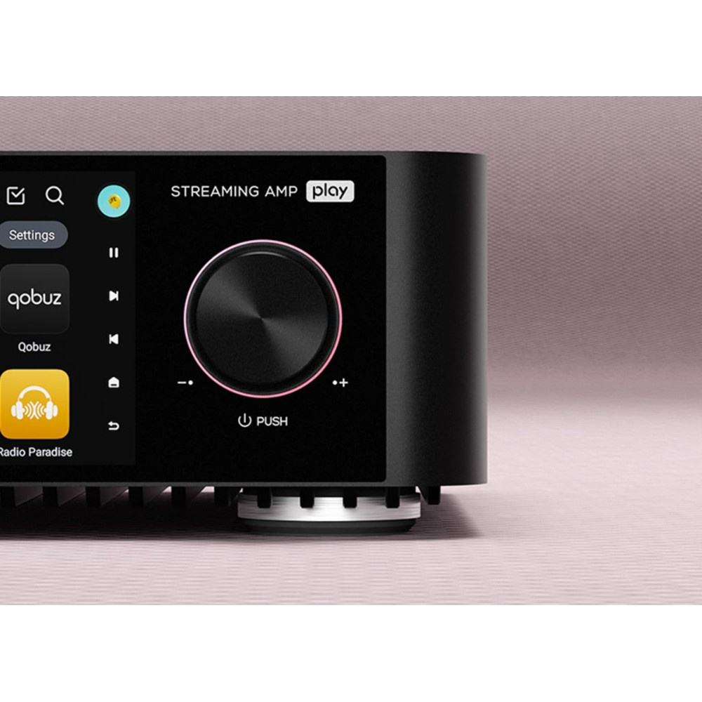 Eversolo Play kompakt streamingförstärkare med DAC, svart