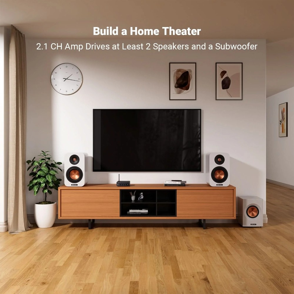 Fosi Audio BT30D, stereoförstärkare med Bluetooth & 32V nätdel