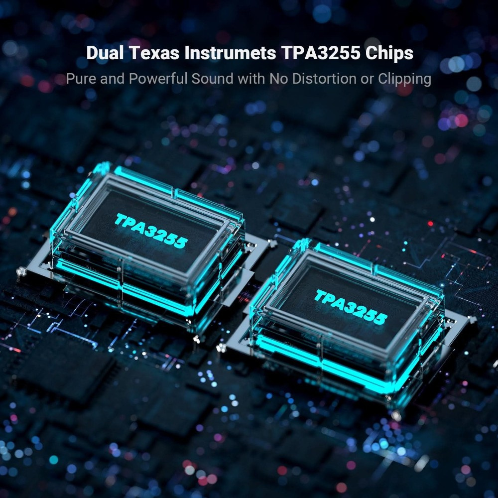 Fosi Audio BT30D, stereoförstärkare med Bluetooth & 32V nätdel