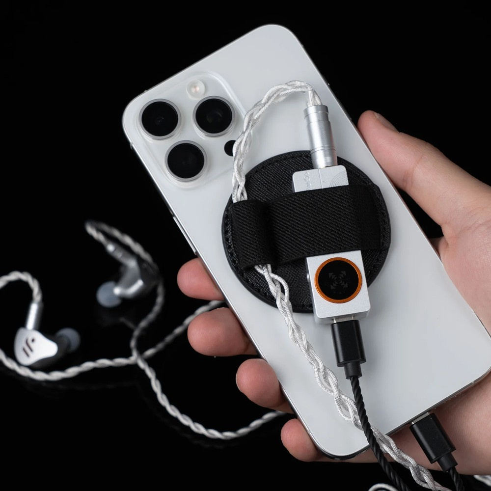 Fosi Audio DS3 portabel DAC & hörlursförstärkare, Obsidian