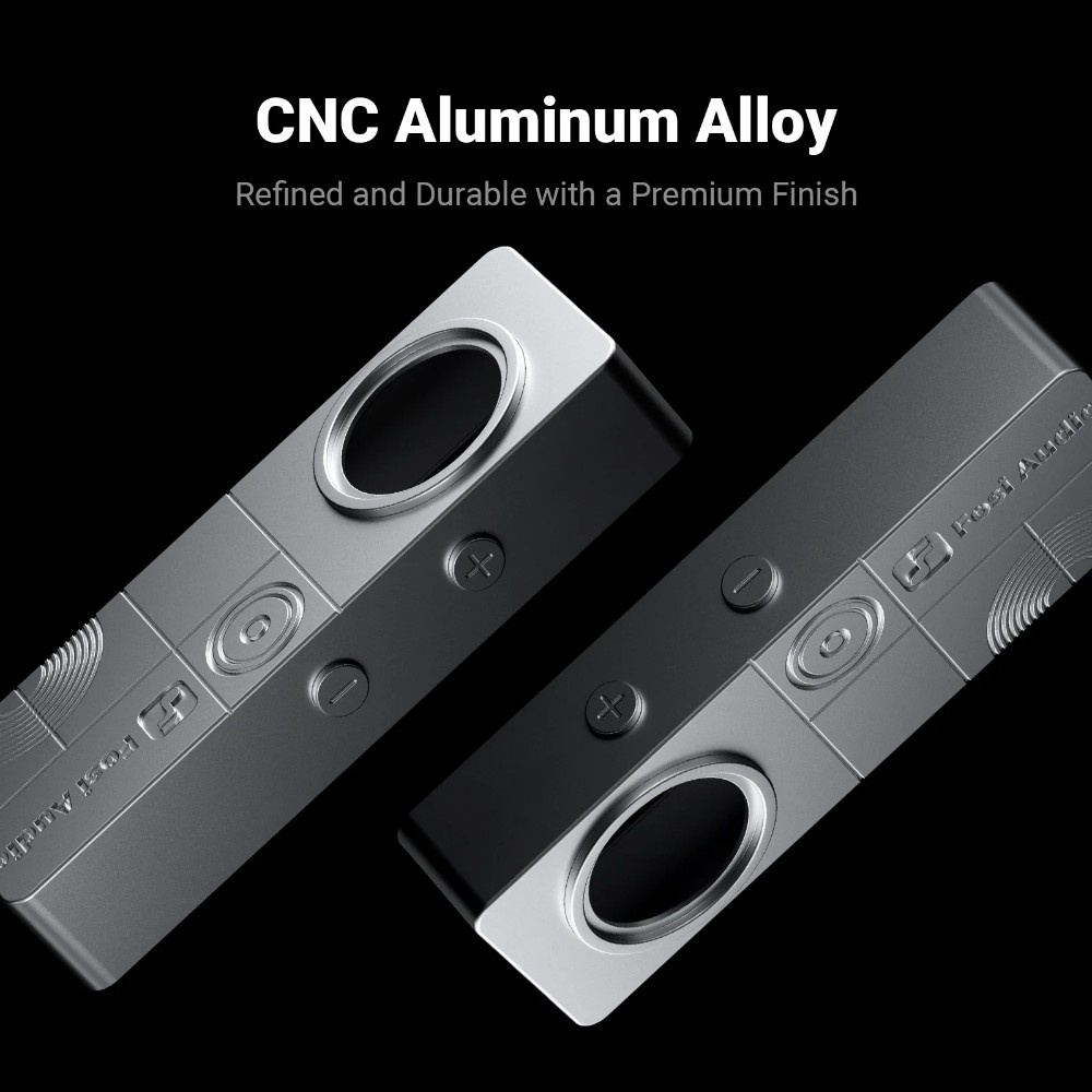 Fosi Audio DS3 portabel DAC & hörlursförstärkare, Obsidian