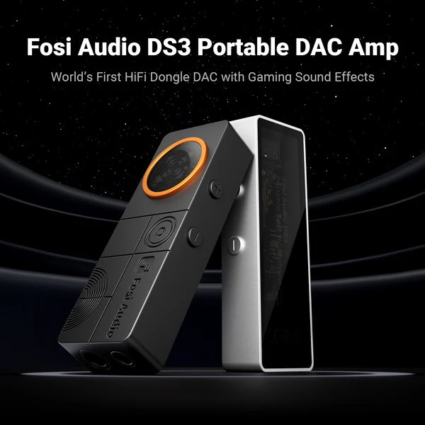 Fosi Audio DS3 portabel DAC & hörlursförstärkare, Galaxy