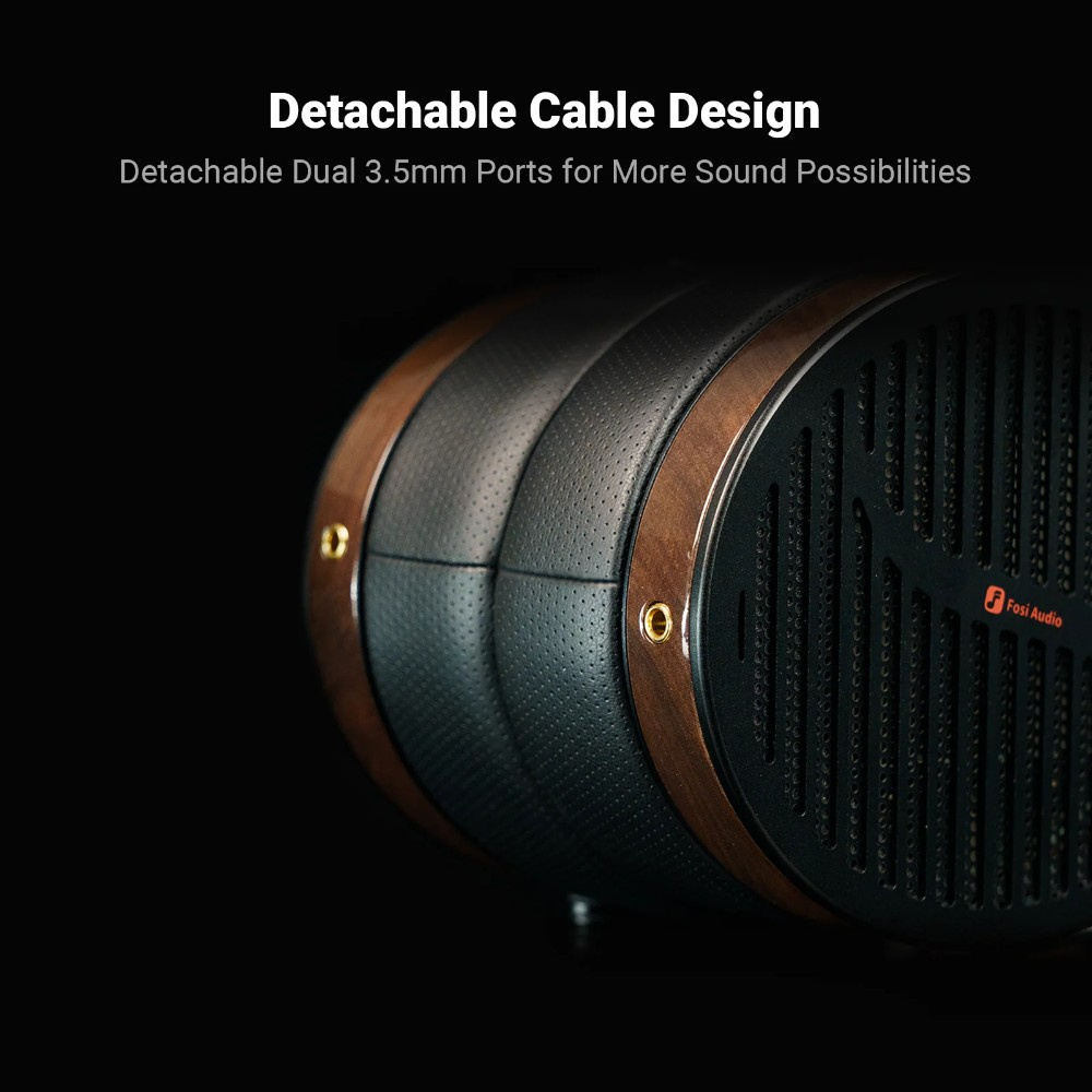 Fosi Audio i5 Planar Magnetic over ear-hörlurar, svart