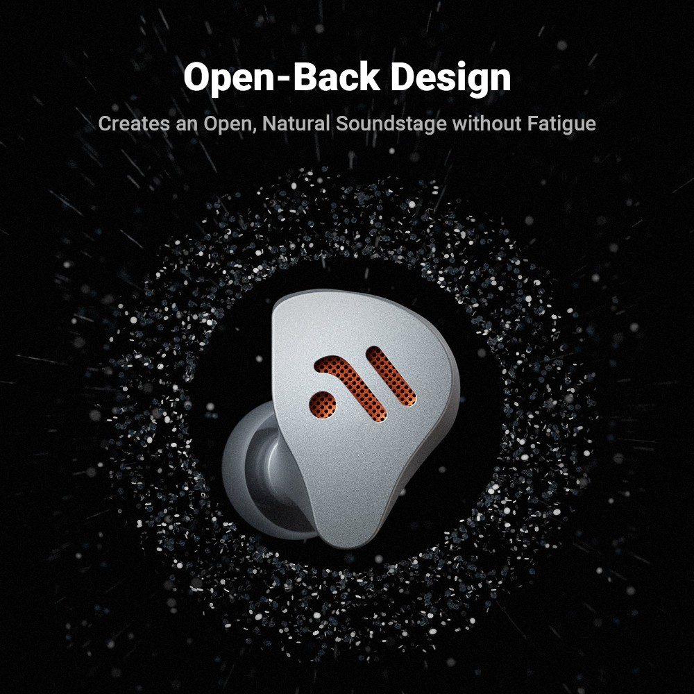 Fosi Audio IM4 öppna in-ear hörlurar, Obsidian