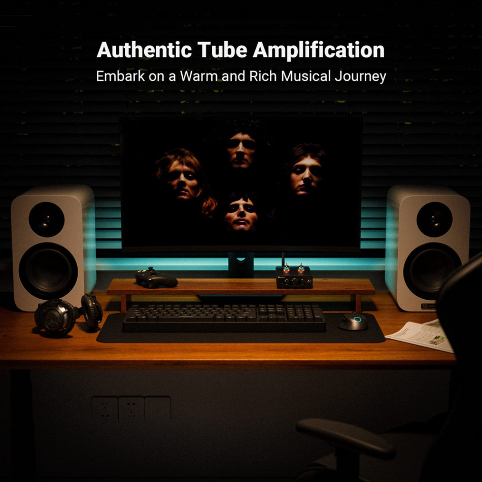 Fosi Audio P3 rörförsteg med Bluetooth & hörlursförstärkare