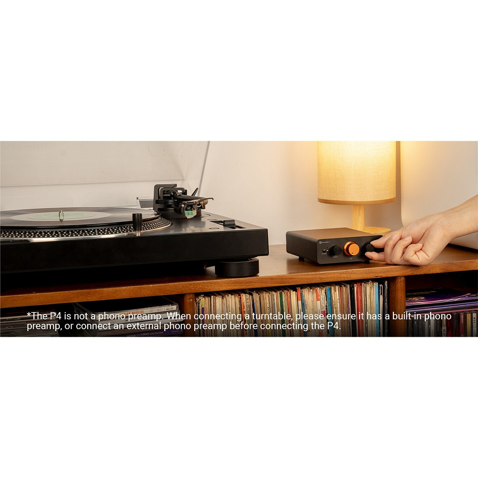 Fosi Audio P4 försteg med tonkontroller