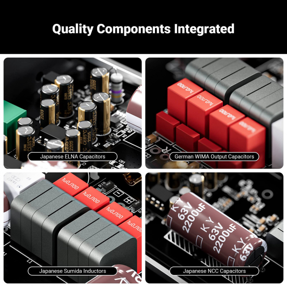 Fosi Audio V3 kompakt förstärkare, 32V nätdel