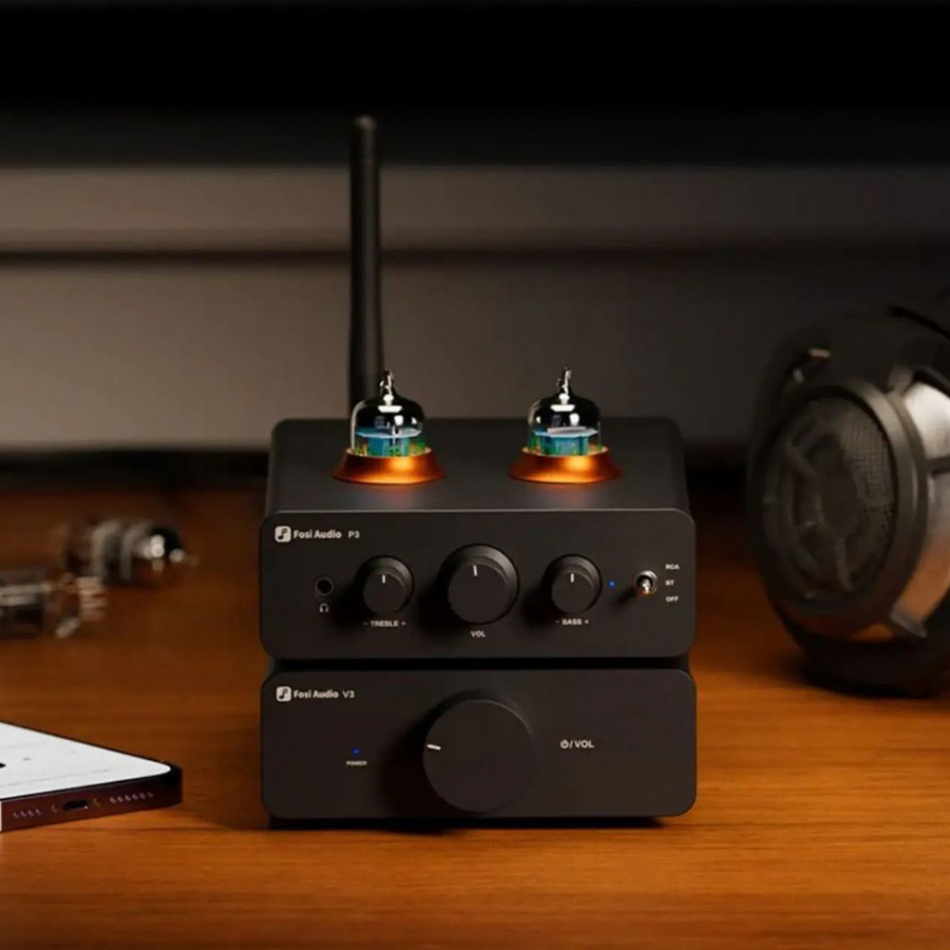 Fosi Audio V3 kompakt förstärkare, 32V nätdel