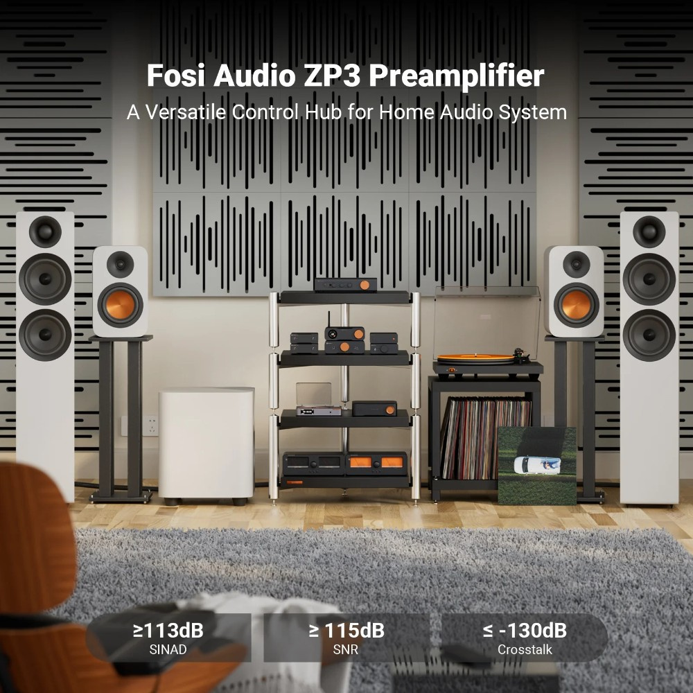 Fosi Audio ZP3 försteg med XLR