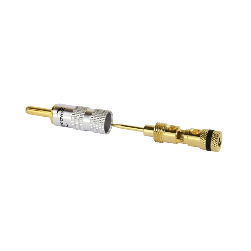 Dynavox låsbara banankontakter, 4-pack