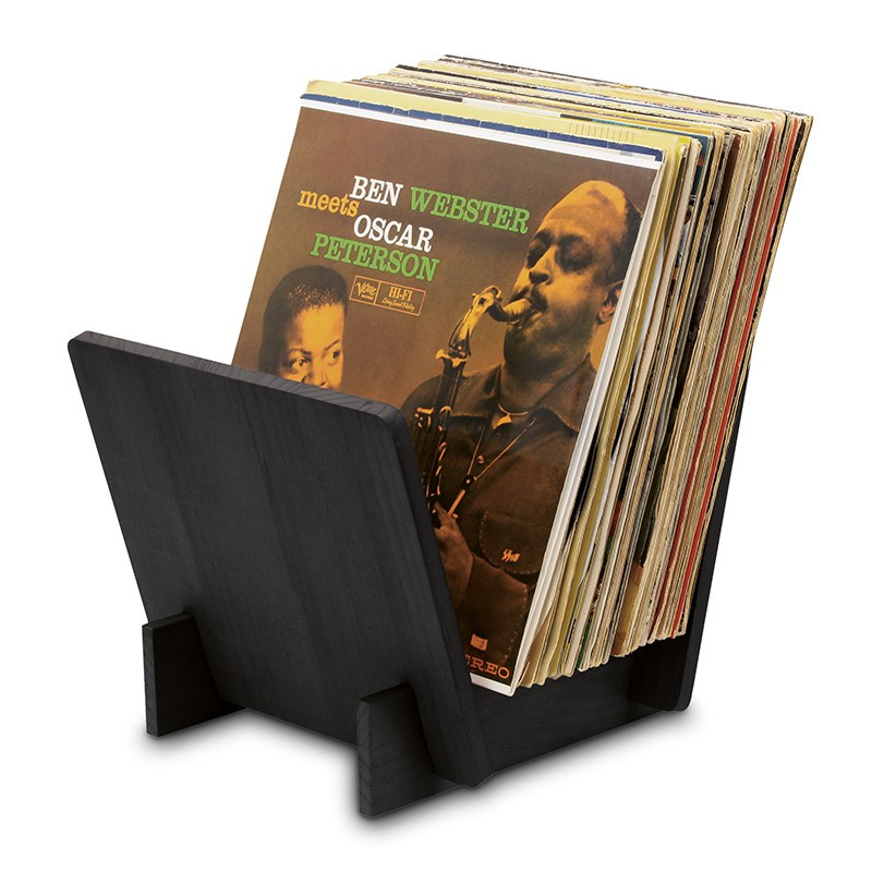 Dynavox ST40 vinylställ för 40 album, svart