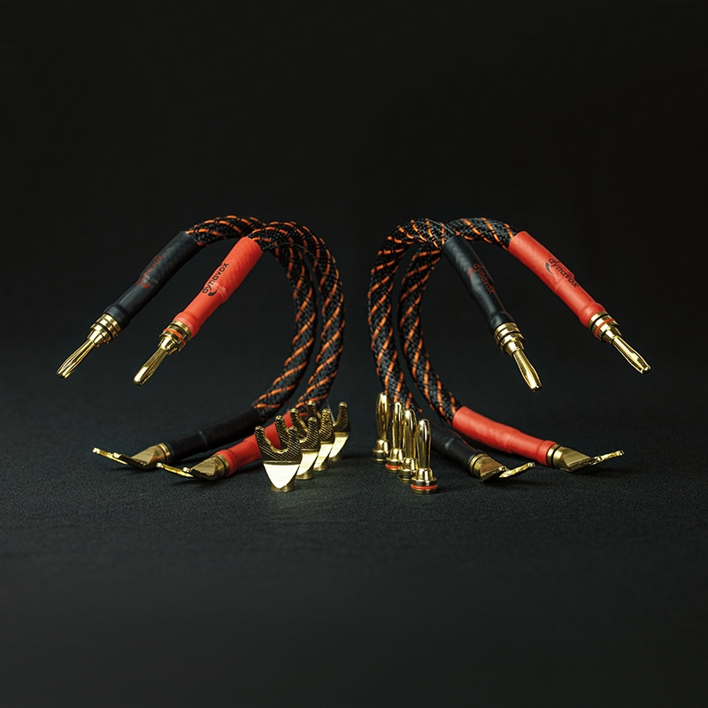 Dynavox Bi-Wire kabelbyglar, 4-pack