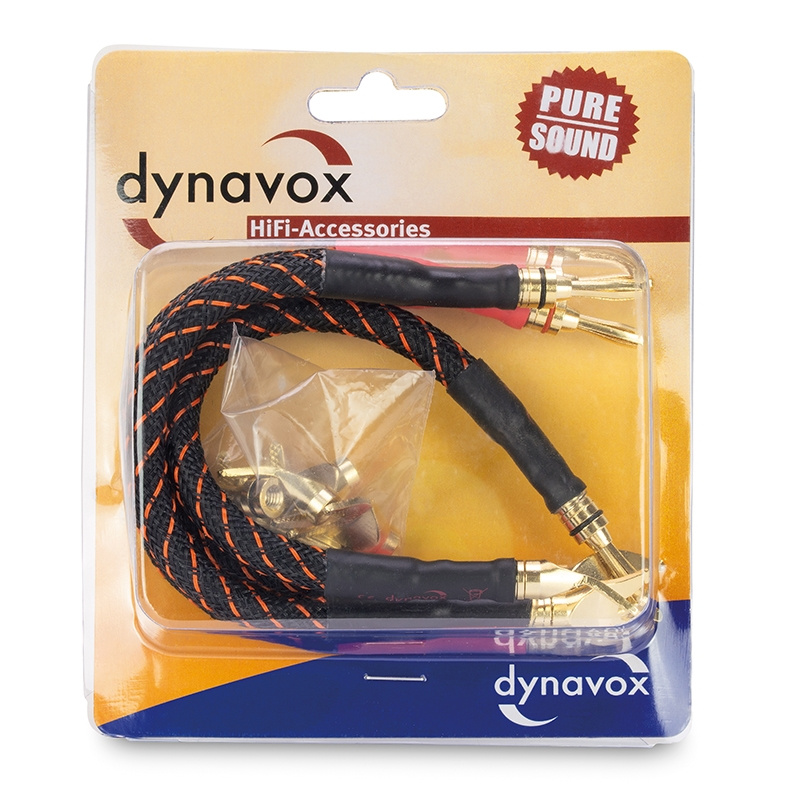 Dynavox Bi-Wire kabelbyglar, 4-pack