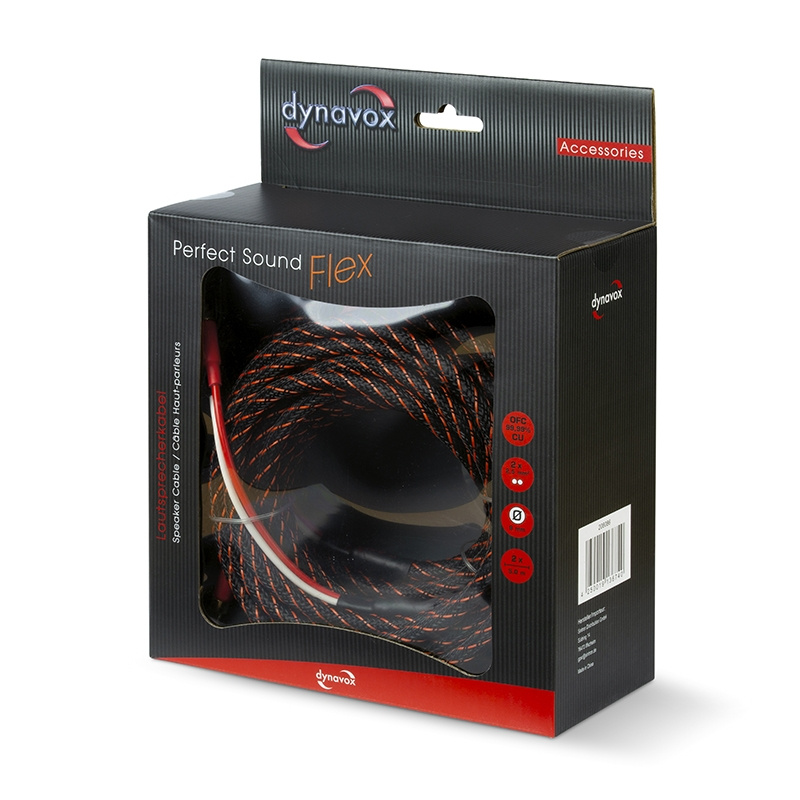 Dynavox Perfect Sound Flex högtalarkabel, 2 x 5 meter