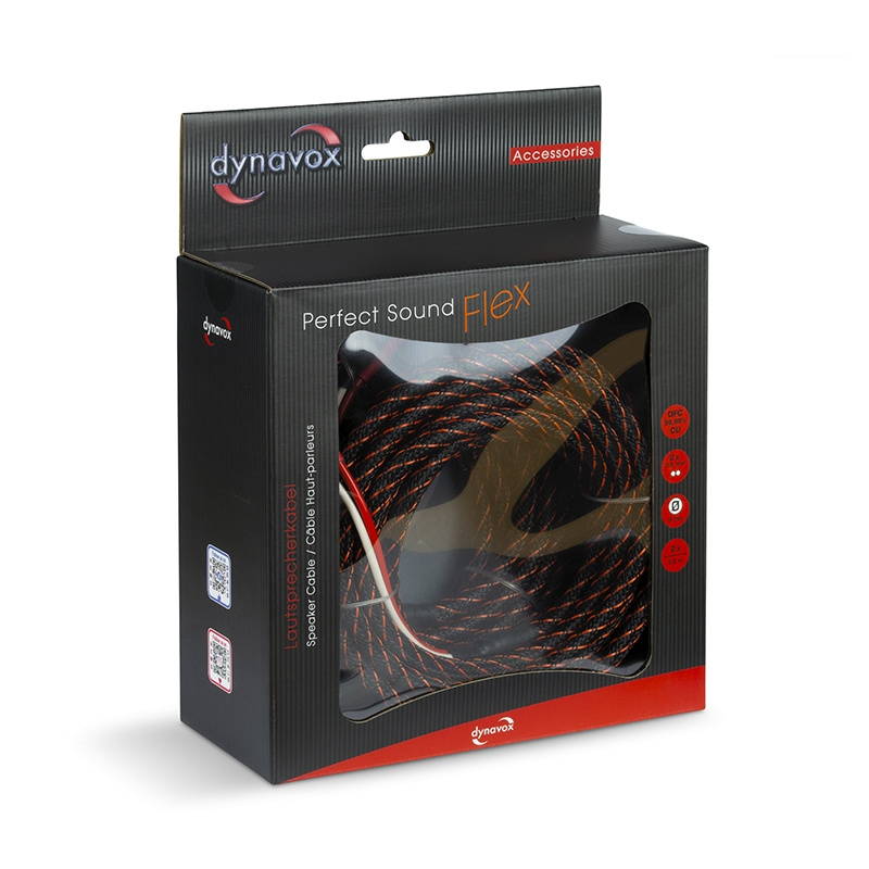 Dynavox Perfect Sound Flex högtalarkabel, 2 x 5 meter