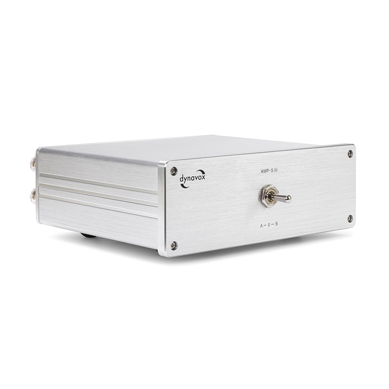 Dynavox AMP-S III förstärkar- och högtalarväxel, silver