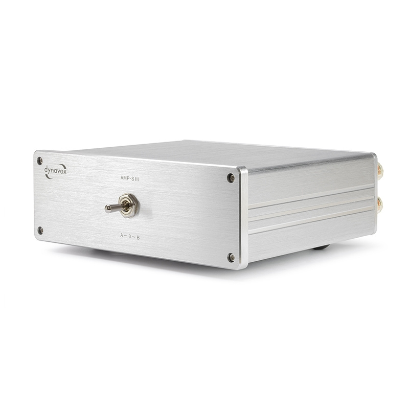 Dynavox AMP-S III förstärkar- och högtalarväxel, silver