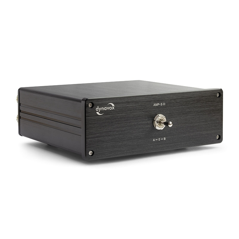 Dynavox AMP-S III förstärkar- och högtalarväxel, svart