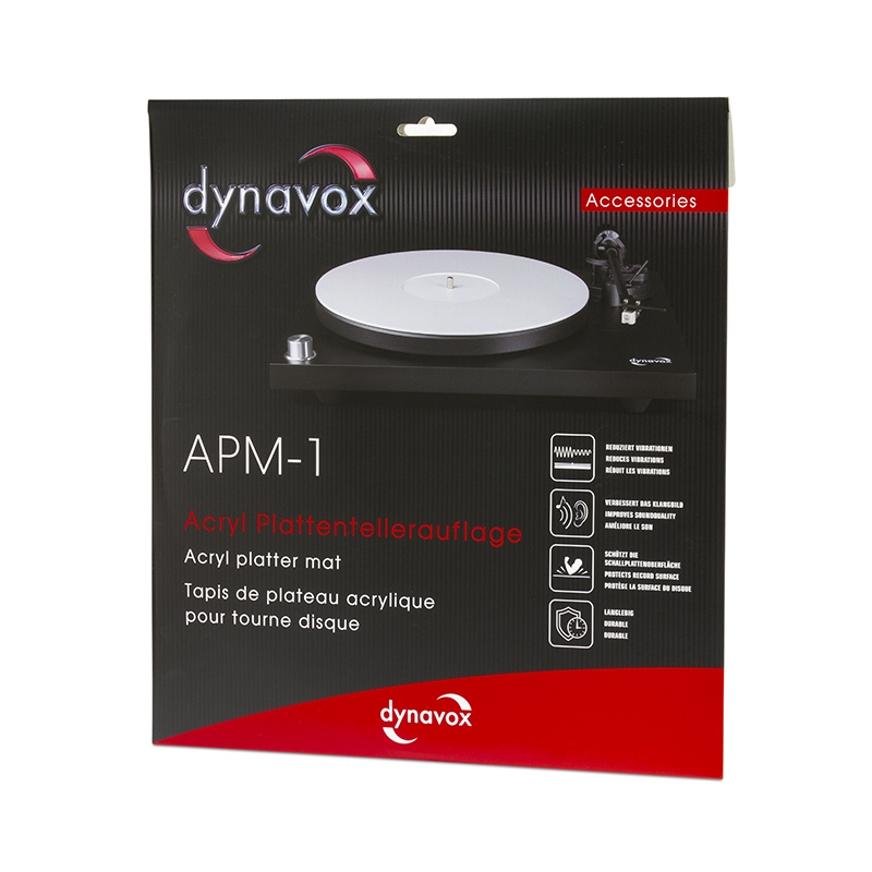 Dynavox APM-1 akrylmatta för skivspelare