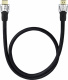 Oehlbach Matrix Evolution 4K HDMI-kabel, 1.2 meter HDMI-kabel, 1.2 meter lång, svart, med metallkontakter.