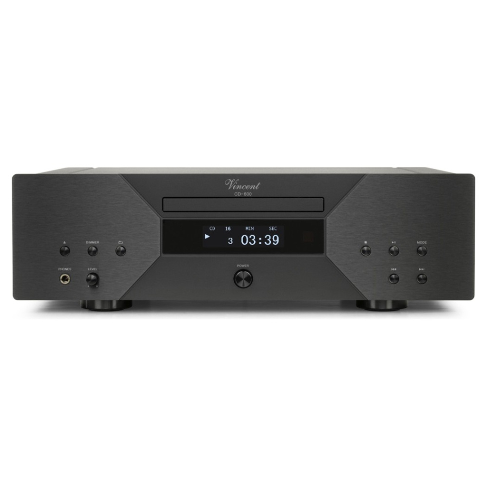 Vincent CD-600 CD-spelare, svart