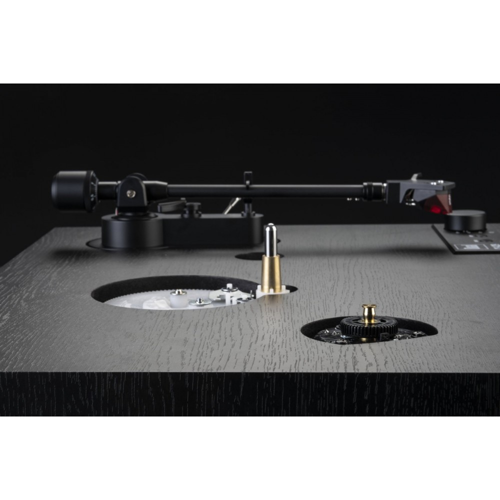 Dual CS-429 helautomatisk skivspelare med Ortofon 2M Red, svart