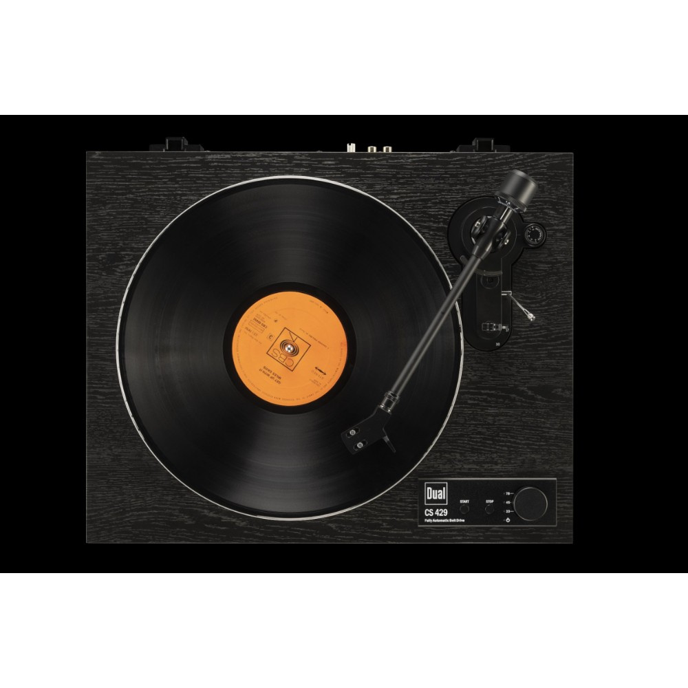 Dual CS-429 helautomatisk skivspelare med Ortofon 2M Red, svart